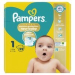 Pampers New Baby Size 1 Nappies (22 Piece)